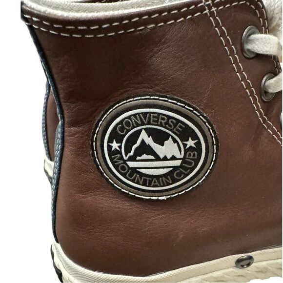 Converse Chuck 70 Bosey Hi Top 168161C Brown Leather Mountain Sneakers 7 - Picture 6 of 7